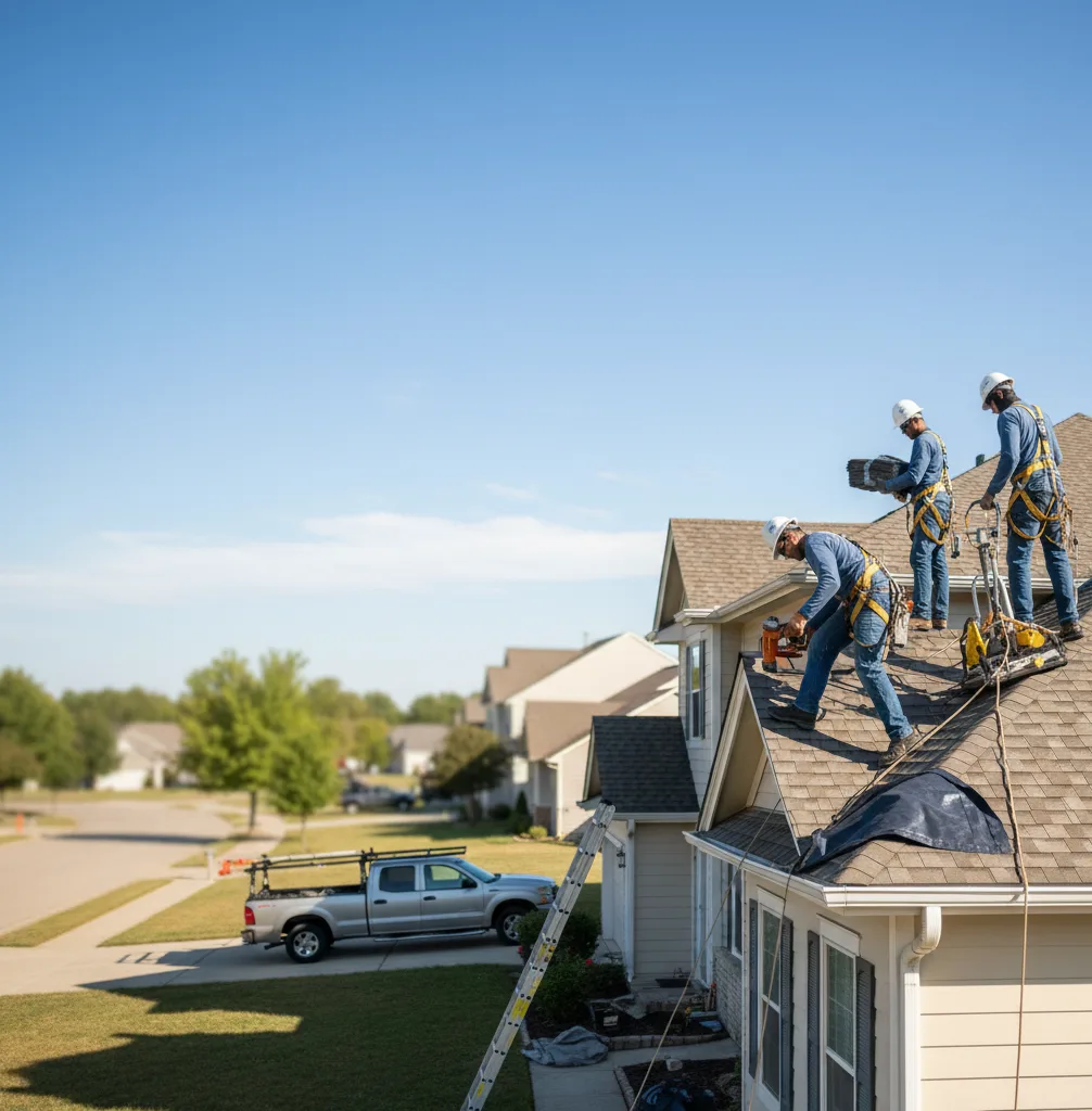Roof Repair in Green Forest